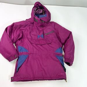 Serac Vintage jacket Coat Womens 8 Ski Snowboard Bright Purple Blue Pullover